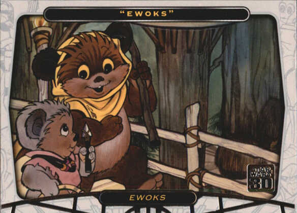 star wars 30th anniversary trading cards