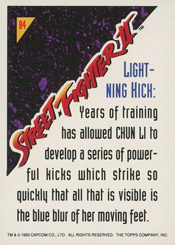 Street Fighter Trading Card - 34 Normal Carddass Street Fighter II V Vol.  7: Chun-Li vs M. Bison (Chun-Li M. Bison Ryu (Street Fighter) / Ryu)