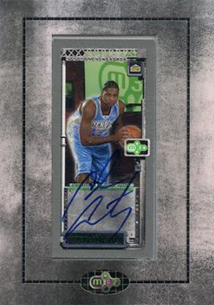 2003-04 Topps Matrix Basketball Autographs Carmelo Anthony