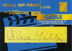 2004 Topps Tribute Hall of Fame Edition Baseball Edition Cut Signatures Clark Gable