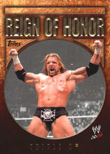 Triple H #172 WWE Rivals 2009 Topps Wrestling Sticker 