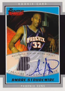 2002-03 Bowman Signature Edition Basketball Amare Stoudemire Autograph RC