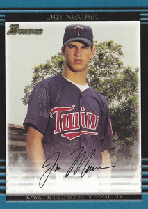 2002 Bowman Joe Mauer RC