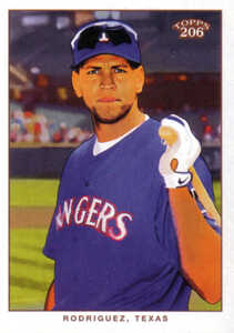 2002 Topps 206 Baseball Variations 308 Alex Rodriguez