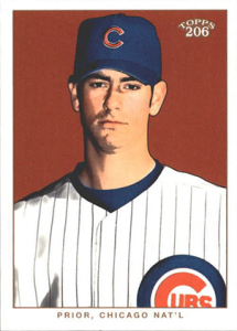 2002 Topps 206 Baseball Variations 350 Mark Prior