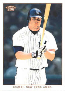 2002 Topps 206 Baseball Variations 356 Jason Giambi