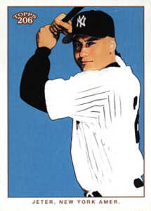 2002 Topps 206 Baseball Variations 380 Derek Jeter