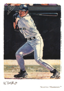 2002 Topps Gallery Baseball Variations 100 Ichiro