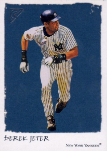 2002 Topps Gallery Baseball Variations 58 Derek Jeter
