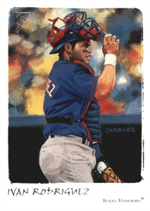 2002 Topps Gallery Baseball Variations 71 Ivan Rodriguez
