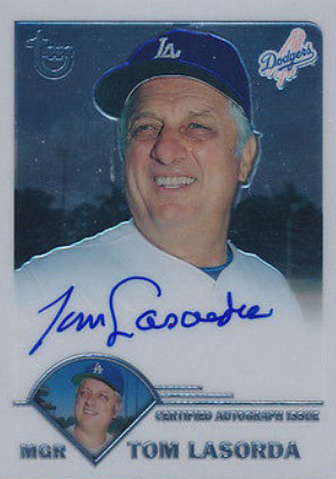 2002 Topps Retired Signature Edition Autographs Tommy Lasorda Short Print