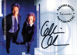 2003 Inkworks X-Files Season 9 Autographs Gillian Anderson
