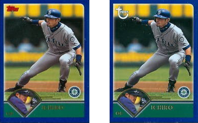 2003 Topps Baseball Variation Ichiro