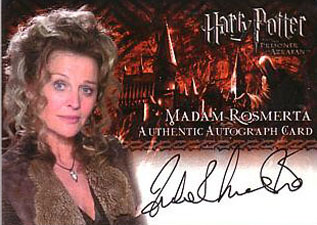 2004 Artbox Harry Potter and the Prisoner of Azkaban Autographs Julie Christie as Madam Rosmerta