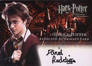 2004 Artbox Harry Potter and the Prisoner of Azkaban Update Harry Potter Autograph