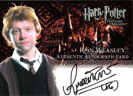 2004 Artbox Harry Potter and the Prisoner of Azkaban Update Autographs Rupert Grint