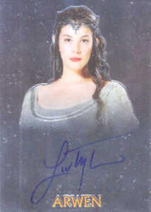 2004 Topps Lord of the Rings Trilogy Chrome Autographs Liv Tyler as Arwen