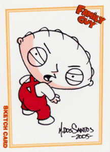 2005 Inkworks Family Guy Season 1 Sketch Card
