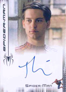 Rittenhouse Archives Autograph Cards Toby Maguire Spider-Man