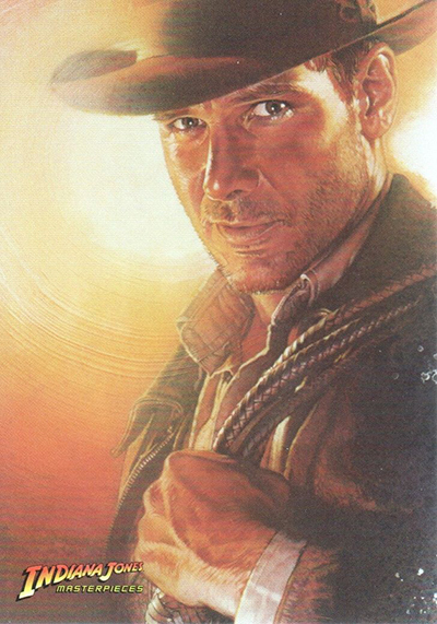 Details about   2008 Topps Indiana Jones Masterpieces Foil Art Card Silver #6 Indiana Jones 