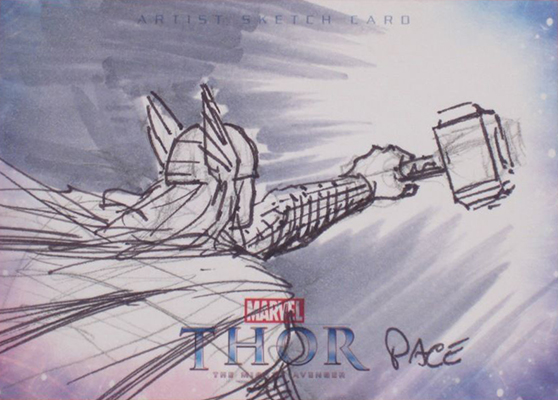 2011 Upper Deck Thor Sketch Card 2