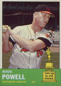 Topps All-Star Rookie Team - 1963 Topps Boog Powell