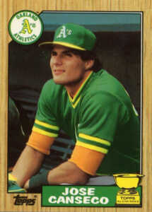 Topps All-Star Rookie Team - 1987 Topps Jose Canseco