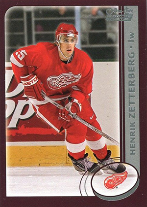 2002-03 O-Pee-Chee Hockey Henrik Zetterberg RC