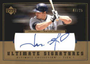 2002 Upper Deck Ultimate Collection Ultimate Signatures Jason Giambi