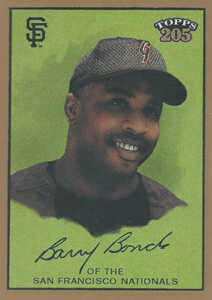 2003 Topps 205 1 Barry Bonds Cap