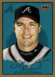 2003 Topps 205 284 Chipper Jones Blue