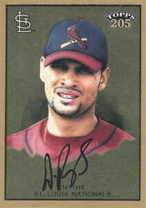 2003 Topps 205 3 Albert Pujols - White Logo