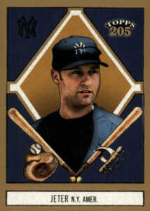 2003 Topps 205 75 Derek Jeter Gold Trim