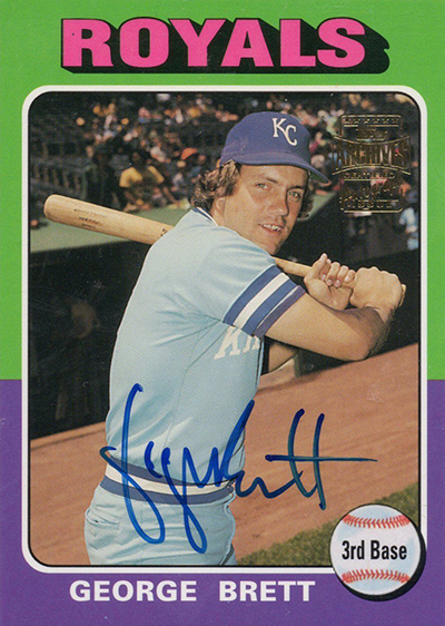 2003 Topps All-Time Fan Favorites Archives Autographs George Brett
