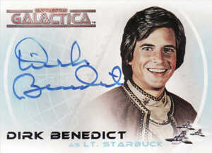 2004 Rittenhouse Complete Battlestar Galactica Autographs Dirk Benedict
