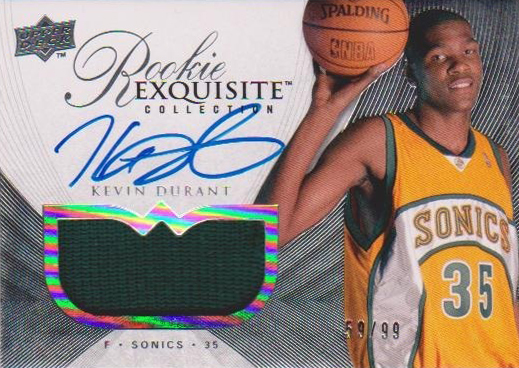 2007-08 Upper Deck Exquisite Kevin Durant RC