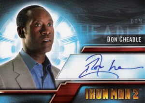 2010 Upper Deck Iron Man 2 AutographsA4 Don Cheadle as Lt. Col. James Rhodey Rhodes