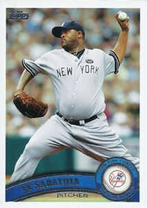 2011 Topps Sparkle 102 CC Sabathia