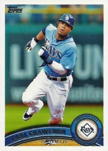 2011 Topps Sparkle 25 Carl Crawford