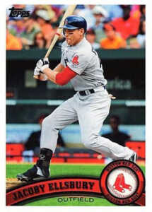 2011 Topps Sparkle 351 Jacoby Ellsbury