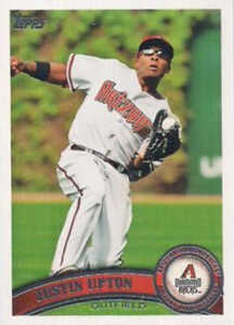 2011 Topps Sparkle 40 Justin Upton