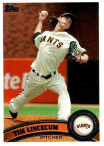 2011 Topps Sparkle 590 Tim Lincecum Double