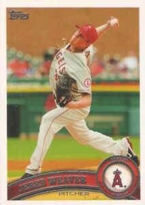 2011 Topps Sparkle 75 Jered Weaver