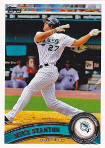 2011 Topps Sparkle 78 Mike Stanton