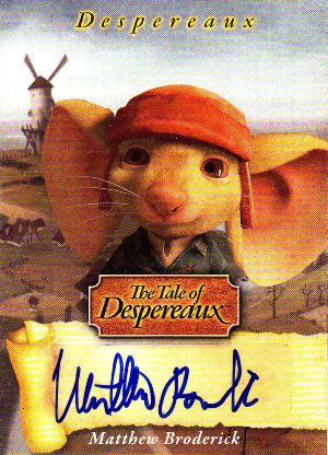 Upper-Deck-Tale-of-Despereaux-Autographs-Matthew-Broderick