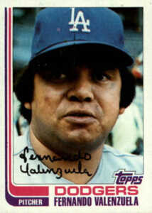 1982 Topps Fernando Valenzuela