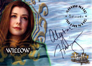 1998 Inkworks Buffy the Vampire Slayer Season 1 Autographs A3 Alyson Hannigan as Willow