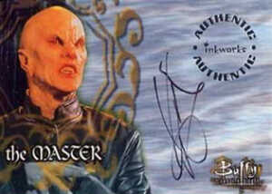1998 Inkworks Buffy the Vampire Slayer Season 1 Autographs A4 Mark Metcalf as The Master