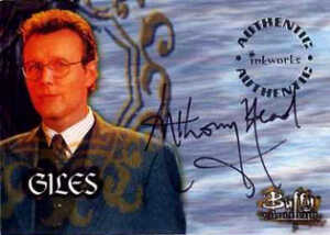 1999 Inkworks Buffy the Vampire Slayer Season 2 Autographs A6 Anthony Stewart Head as Giles