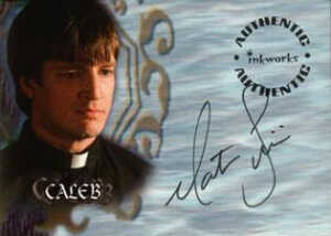 2003 Inkworks Buffy the Vampire Slayer Autographs A53 Nathan Fillion as Caleb